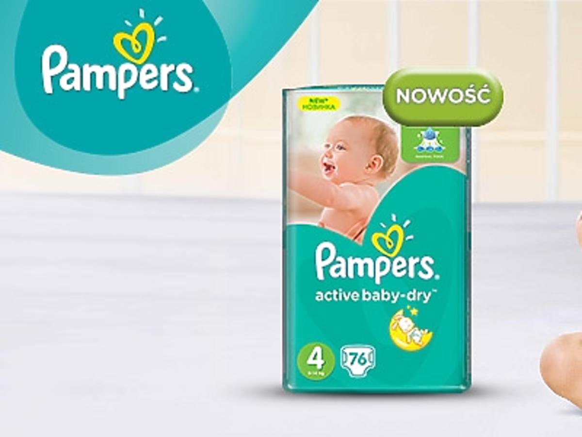 e miesięczne niemowlę suchy pampers po nocy