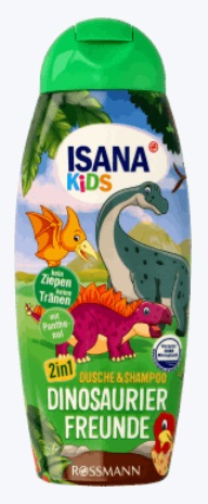 isana kids szampon i żel pod prysznic