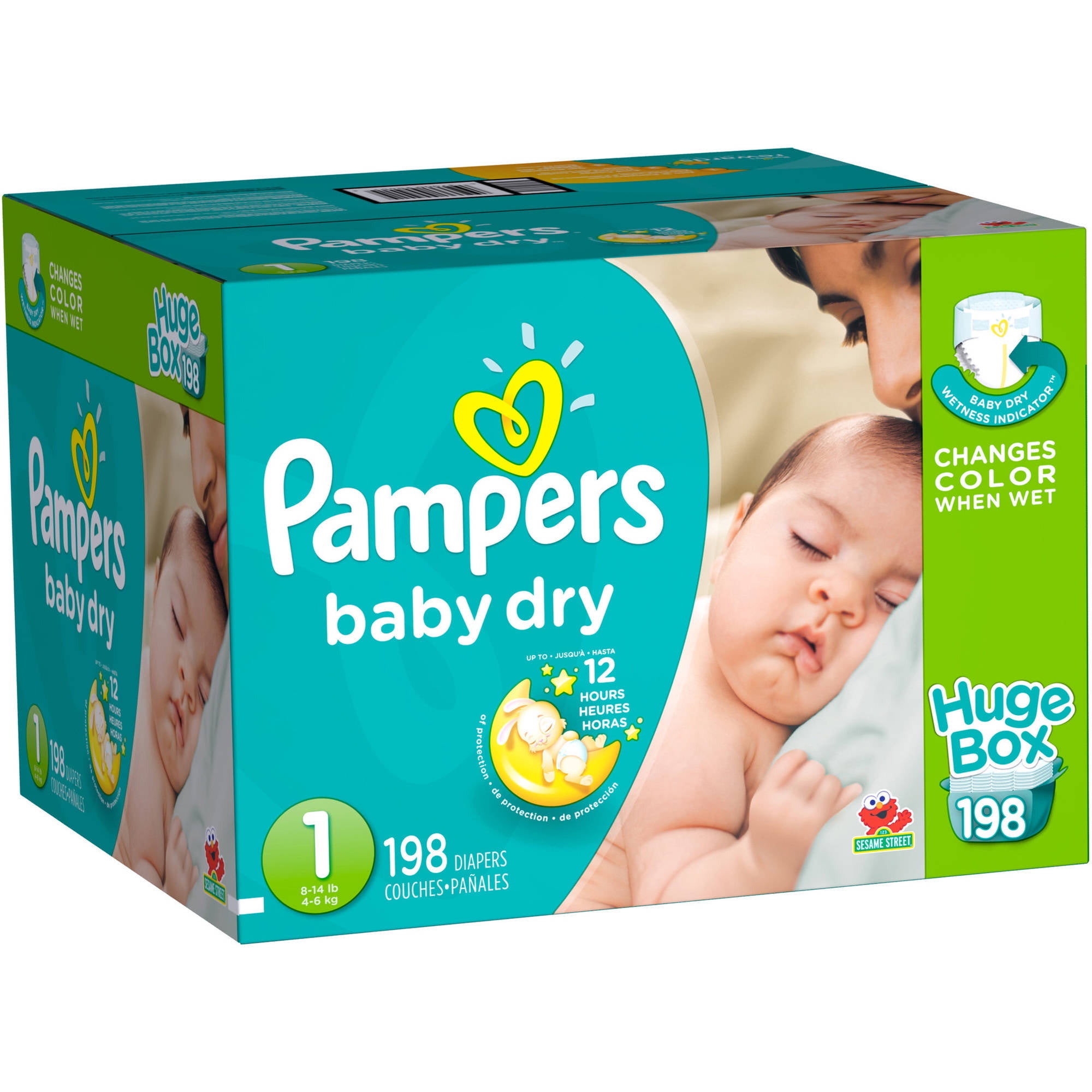 pampers babyvdry 1 box