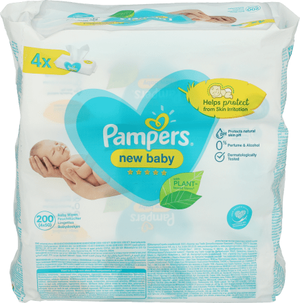 chusteczek pielęgnacyjnych pampers