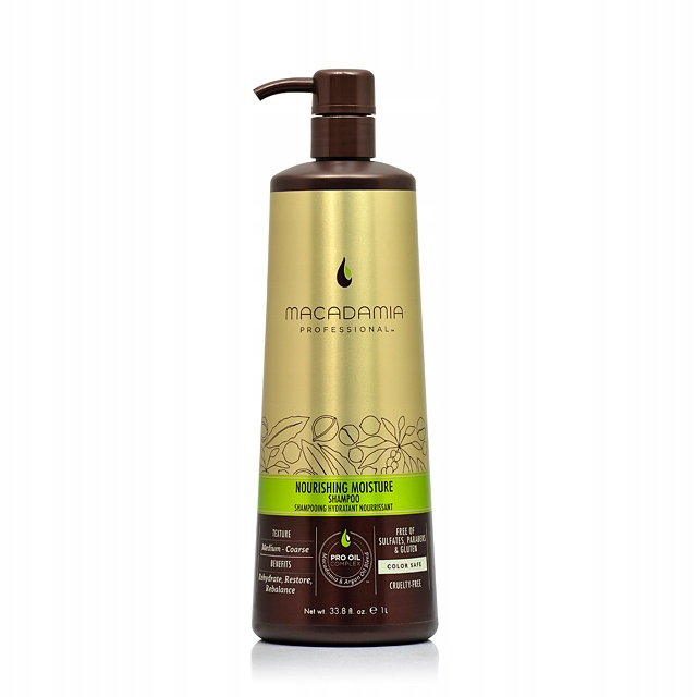 macadamia nourishing moisture nawilżający szampon do włosów szorstkich 1000ml