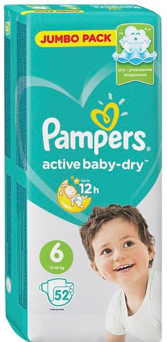 pampers active baby dry