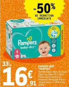 pampers leclerc