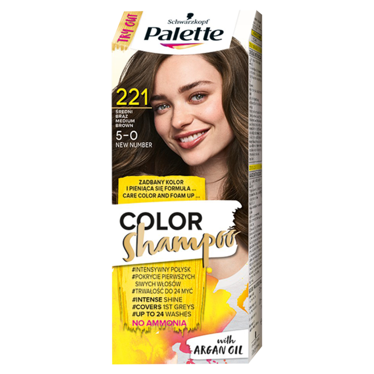 palette color shampoo szampon koloryzujący