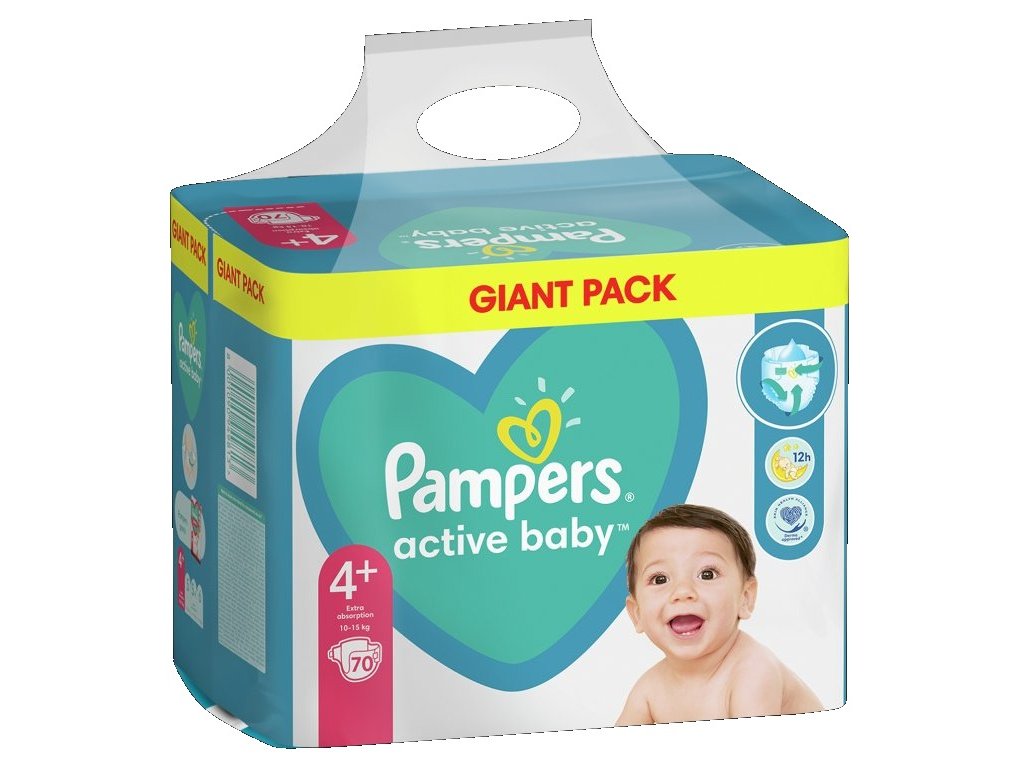 pampers active baby 4+ maxi plus 9-16kg