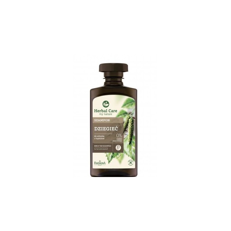 szampon do włosów z łupieżem dziegiećfarmona herbal care shampoo