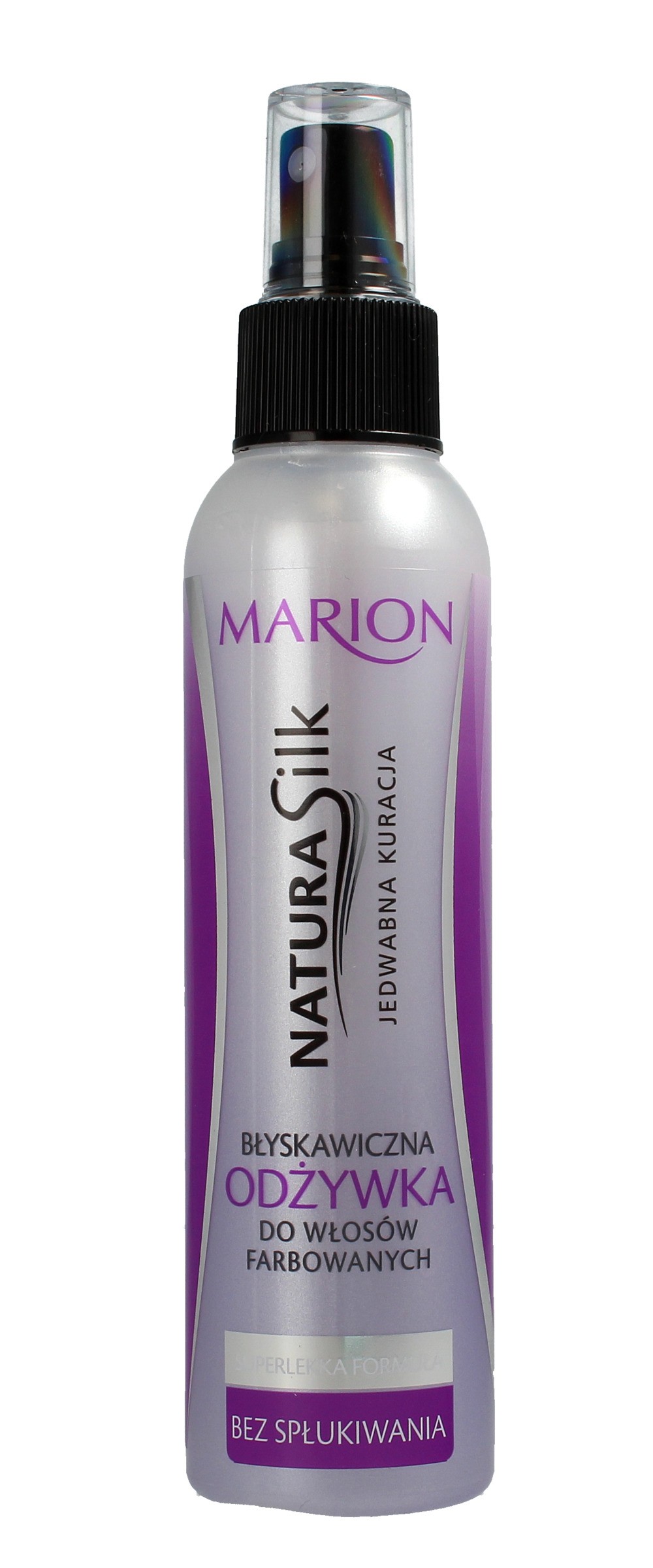 marion natura silk w błyskawiczna odżywka do włosów farbowanych 150ml