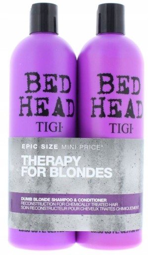 tigi bed head therapy dumb blond szampon odżywka