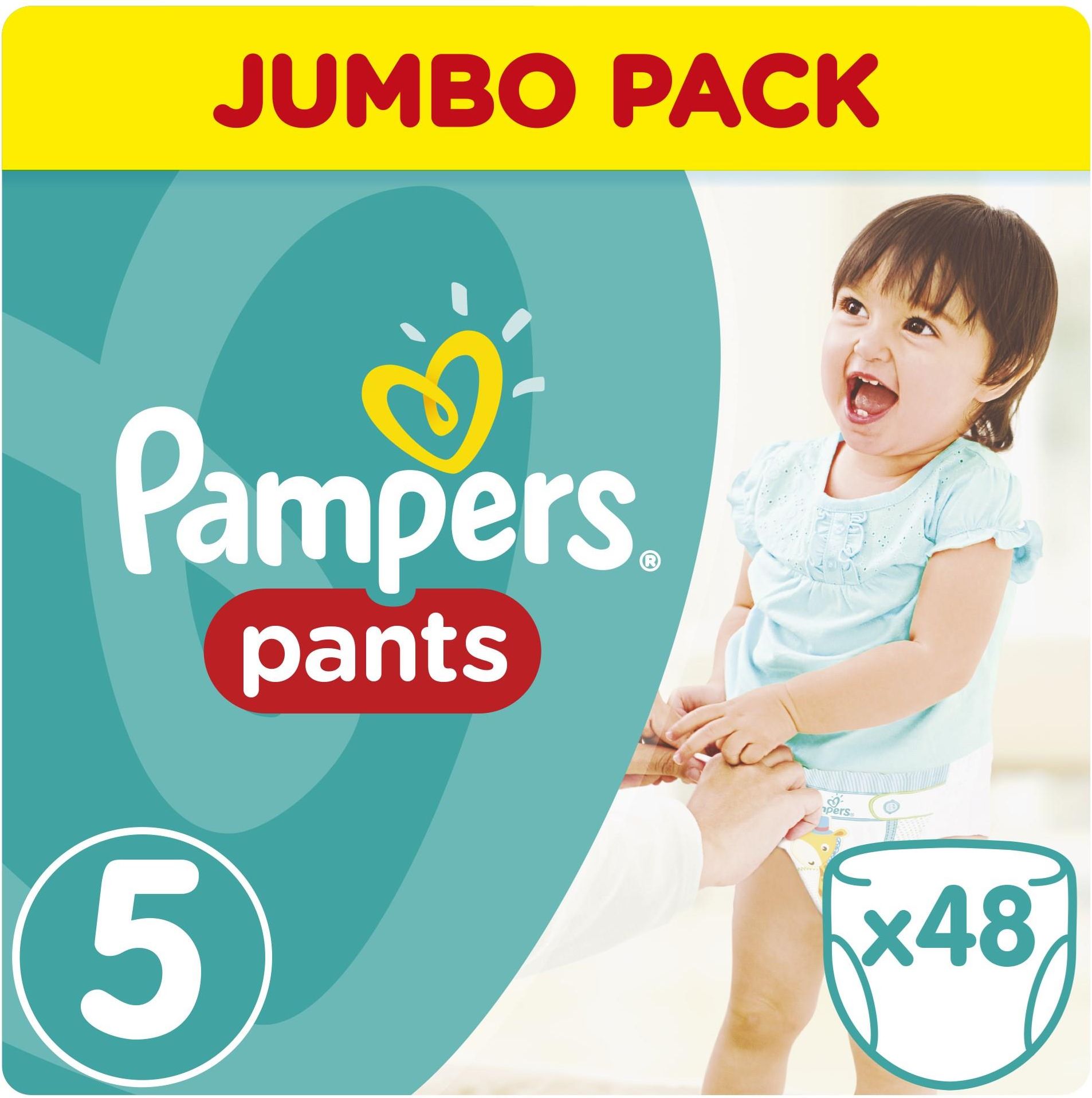 pampers pants pieluchomajtki rozmiar 5 junior jumbo pack 48 szt