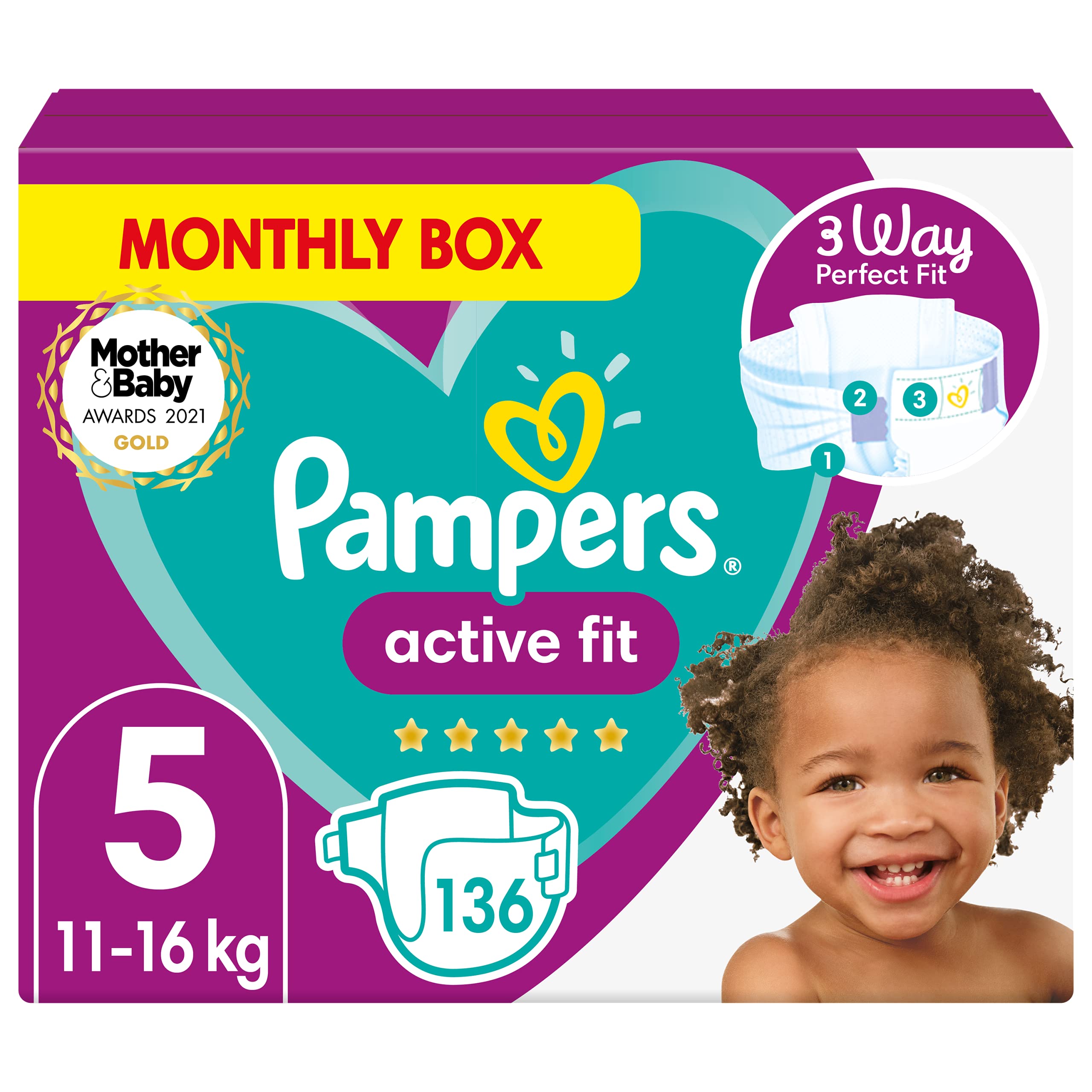 pampers super dry active fit