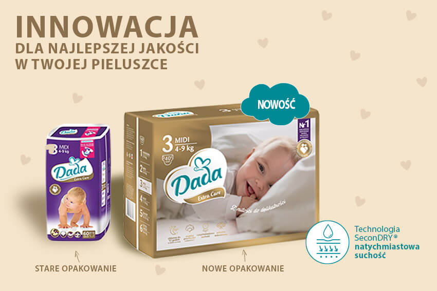 nowe pieluchy dada premium