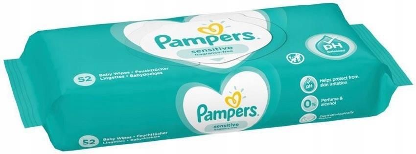 chusteczki pampers sensitive ceneo