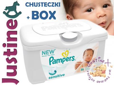 chusteczki nawilżające pampers w pudełku