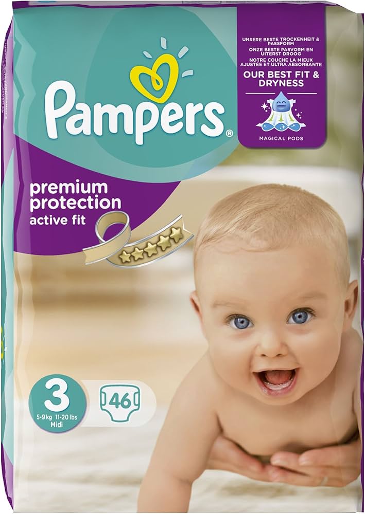 pampers premium protection active fit