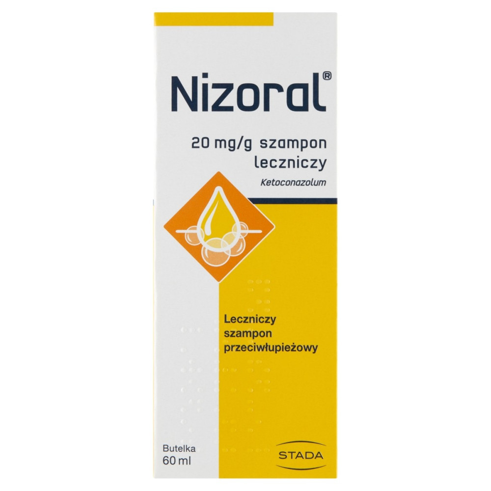 nizoral 20 mg g szampon leczniczy 60 ml