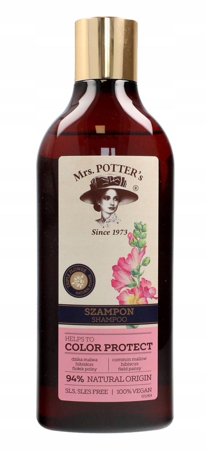 mrs potters szampon do włosów ochrona koloru