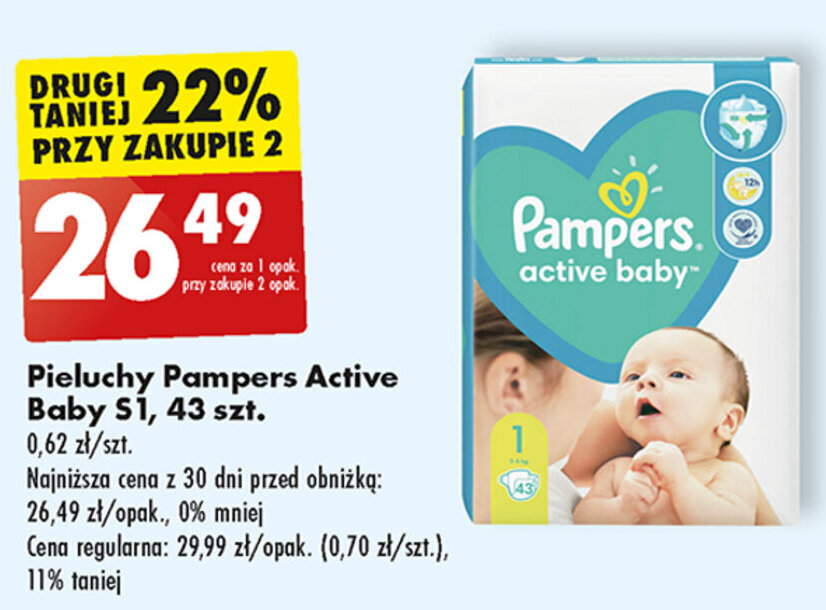 pampers biedronka 140 sztuk