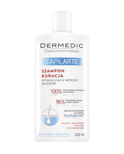 dermedic capilarte szampon wzmacniający i hamujący wypadanie włosów 300ml