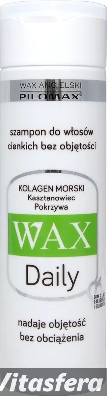 wax daily szampon codzienny do włosów cienkich bez objętości