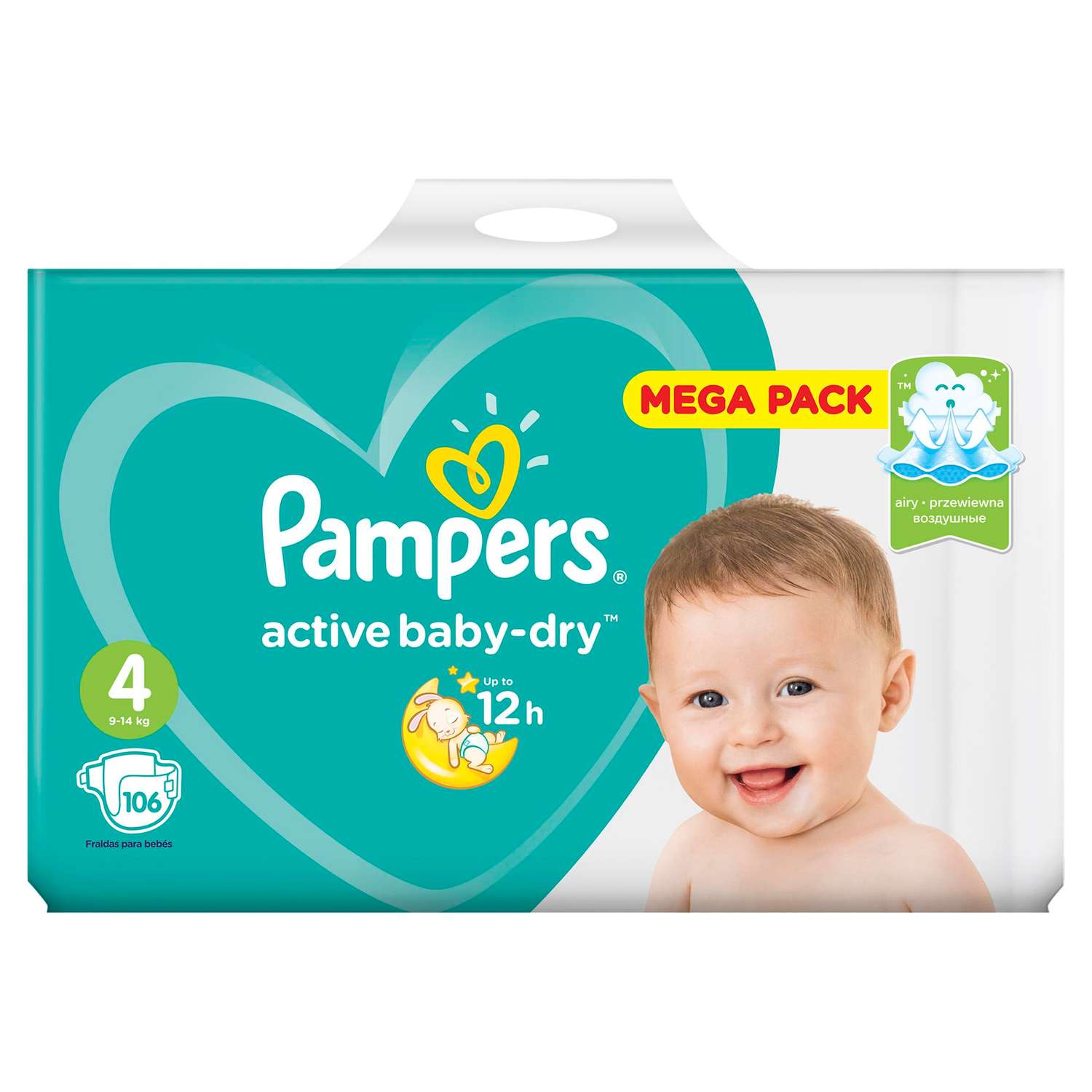 pampers active baby dry 4