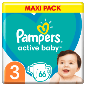 cena pampersów pampers 66 sztuk