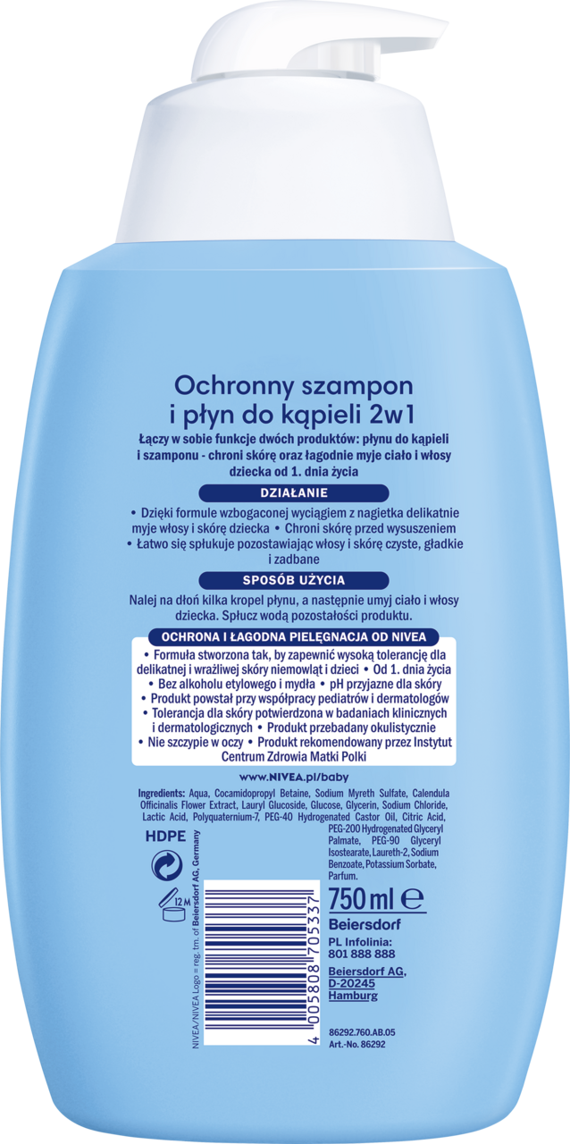 nivea baby ochronny szampon sroka