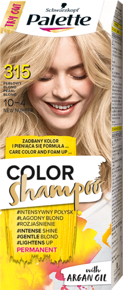 palette szampon koloryzujący blond