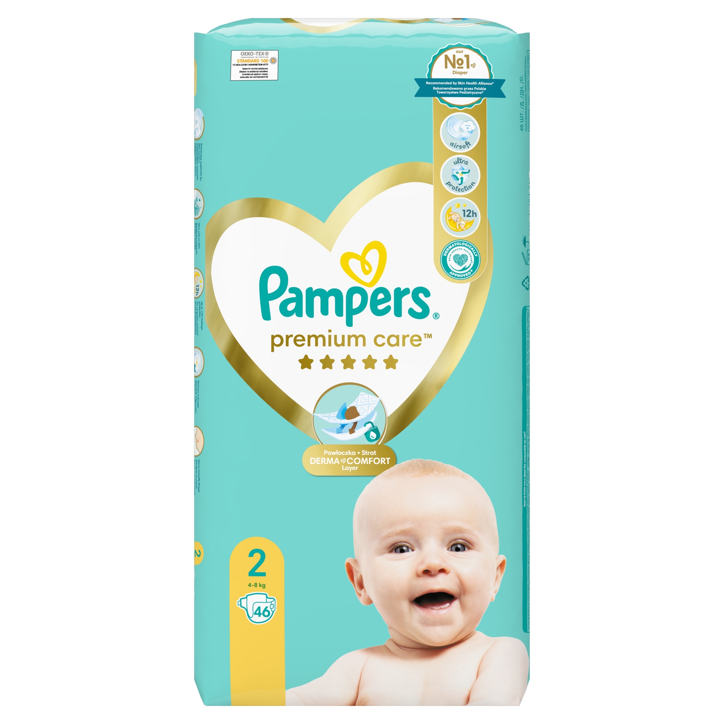 pampers premium care 2 cena 22 sztuki