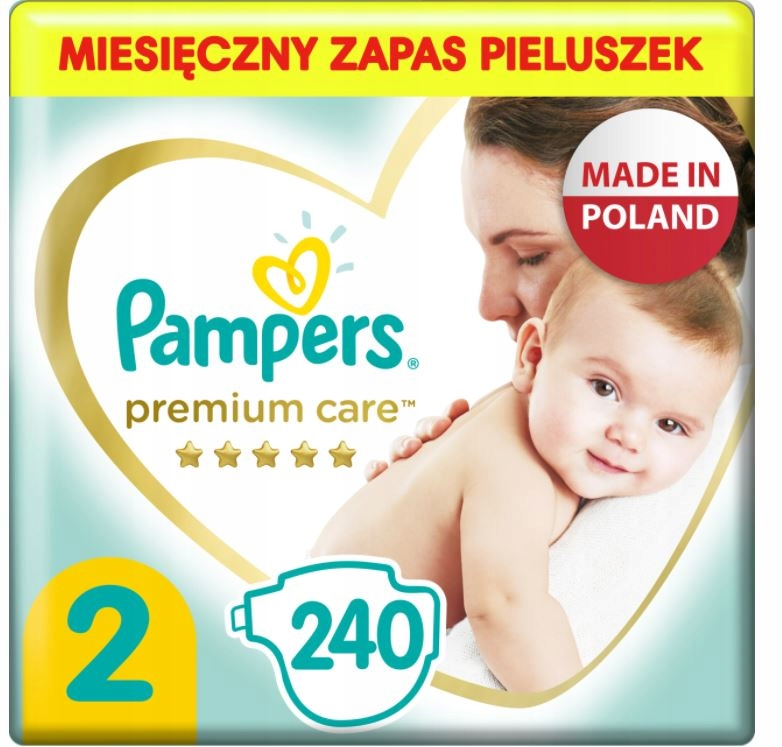 pieluchy pampers 240 sztuk allegro