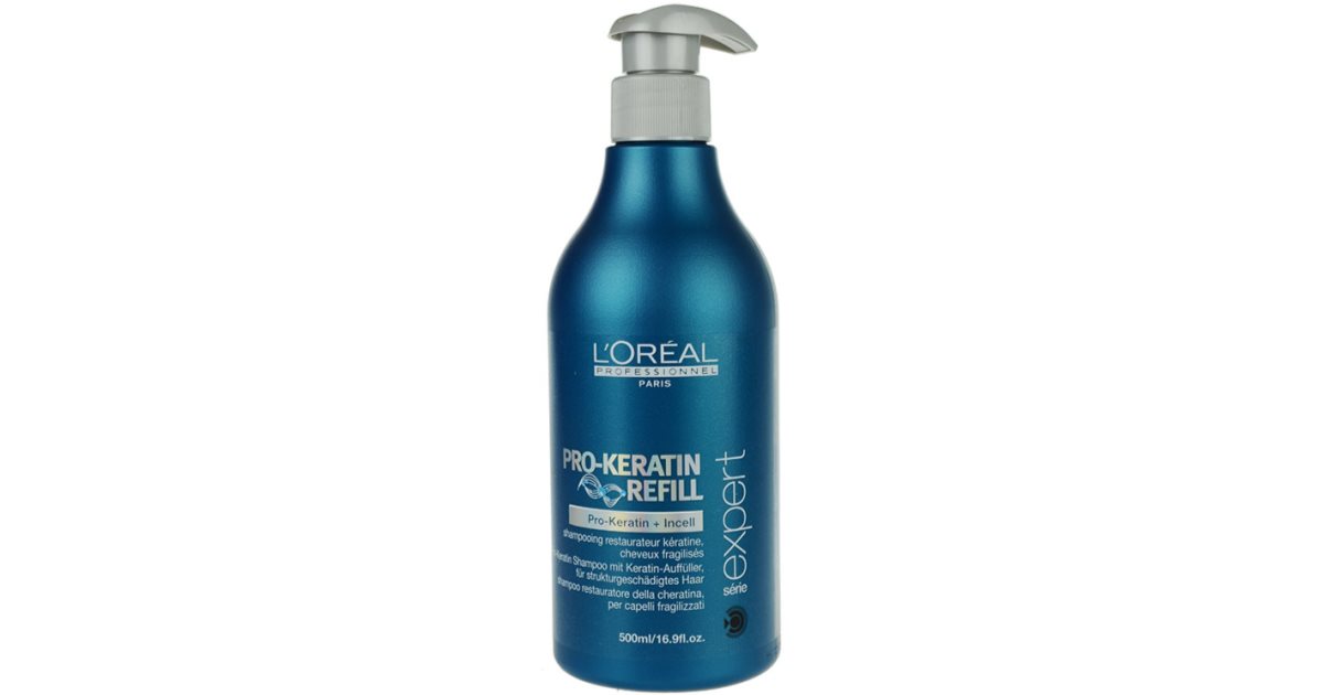 loreal expert pro-keratin refill szampon do włosów 500 ml