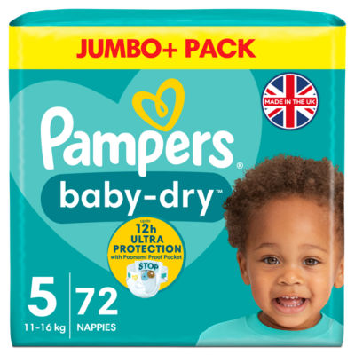 asda giga pack pampers size 5