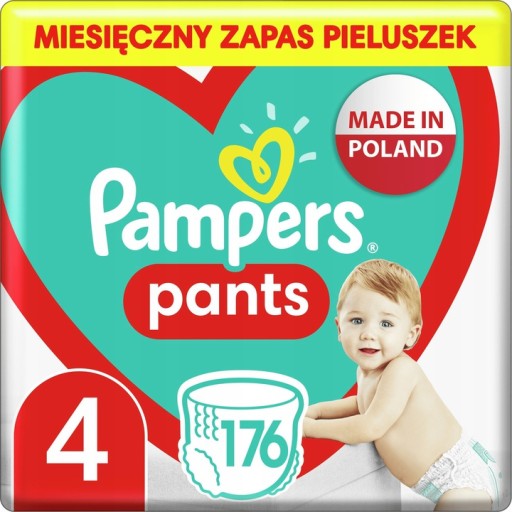 pampers pieluchomajtki maxi pants 4