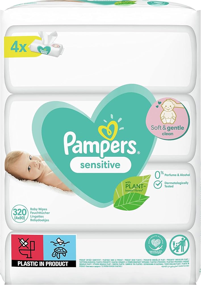 pampers sensitive chusteczki 6