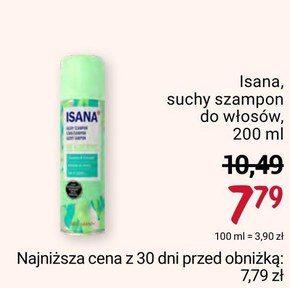 rossmann suchy szampon isana cena