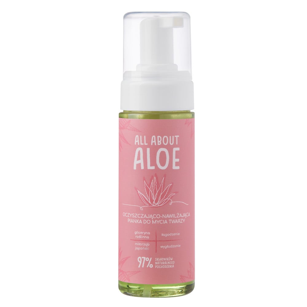 pianka do mycia twarzy all about aloe blog