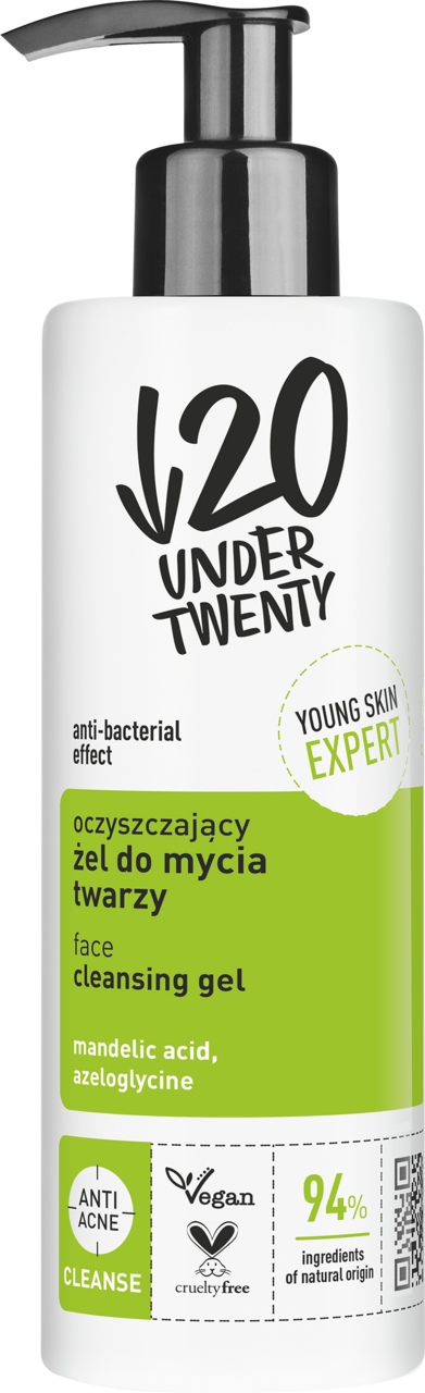 płyn do mycia twarzy under twenty