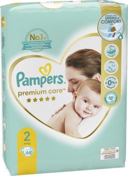 rosmann pieluszki pampers premium care 3