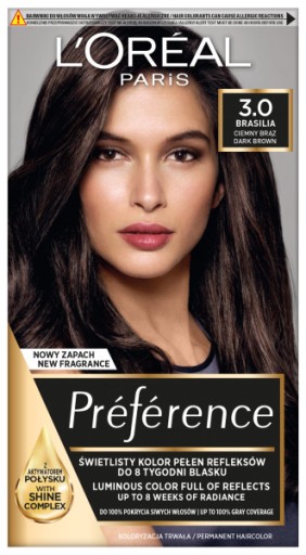 loreal preference szampon koloryzujący