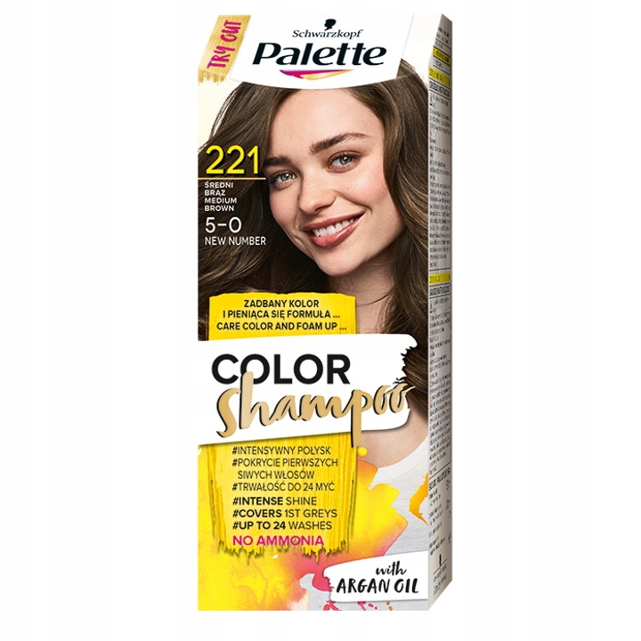 palette szampon koloryzujący ciemny blond