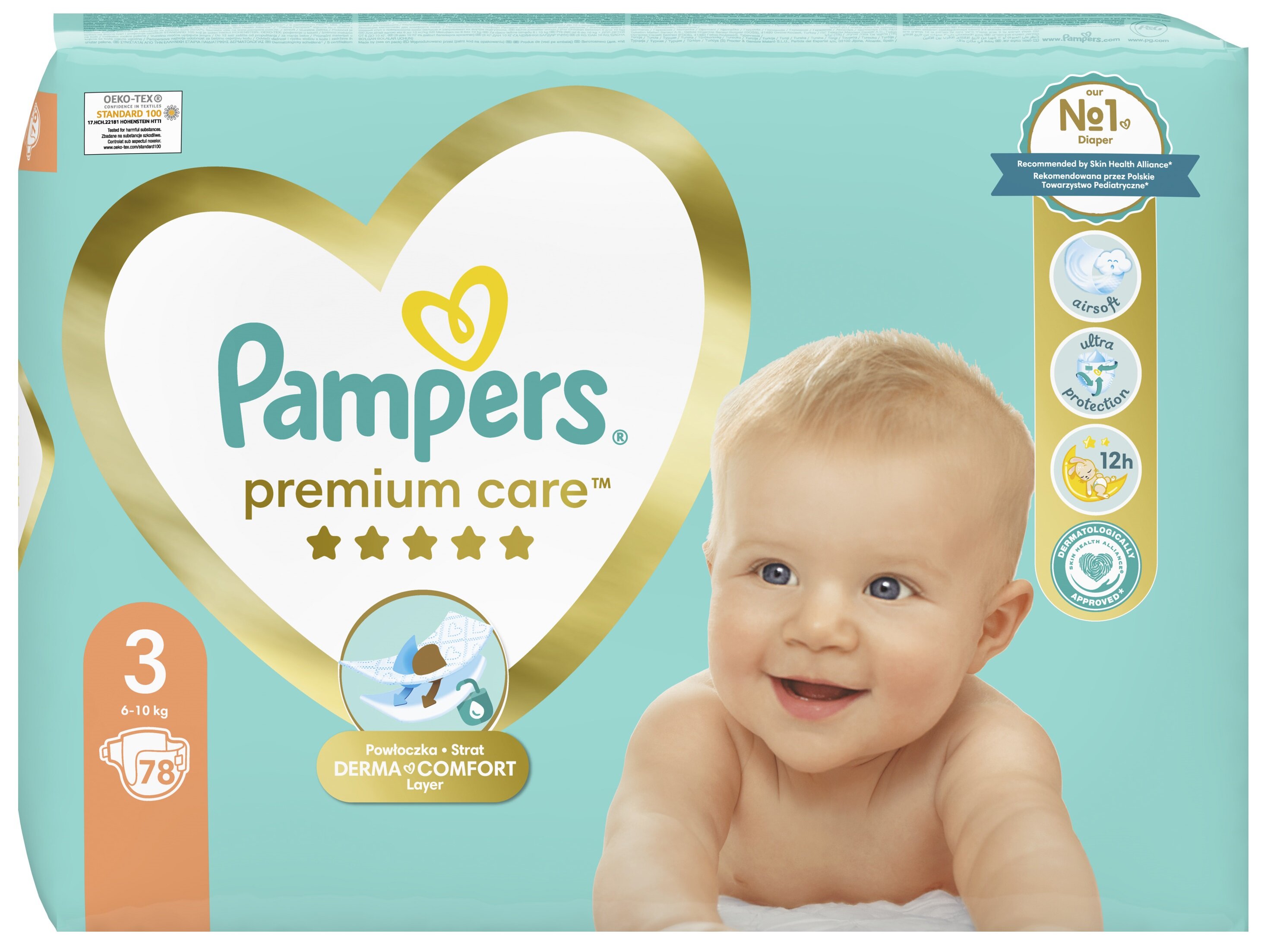 pampers pieluszki premium care 3