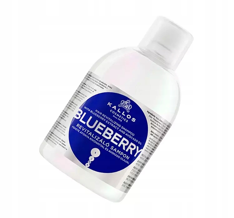 kallos kjmn blueberry szampon jagodowy 1000 ml