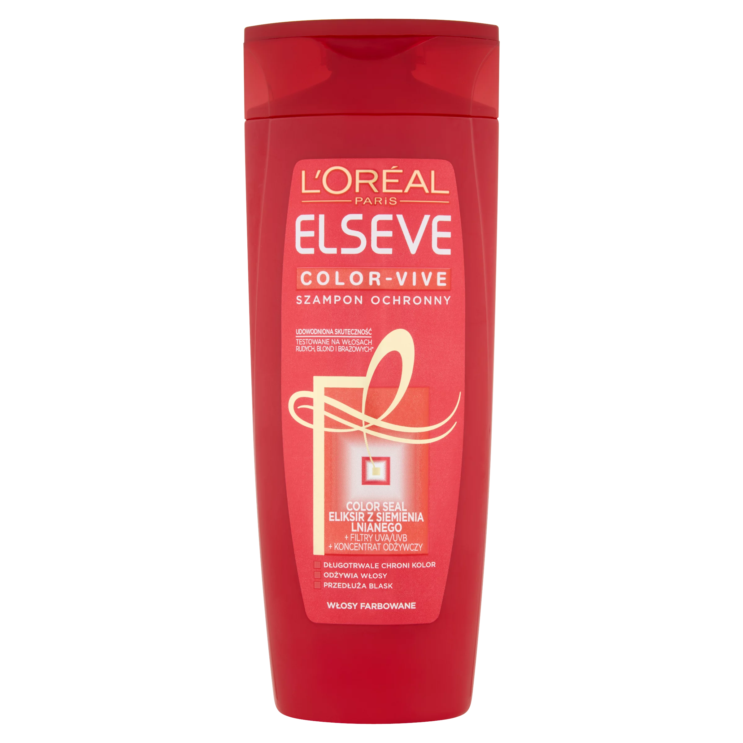 loreal szampon czrwony