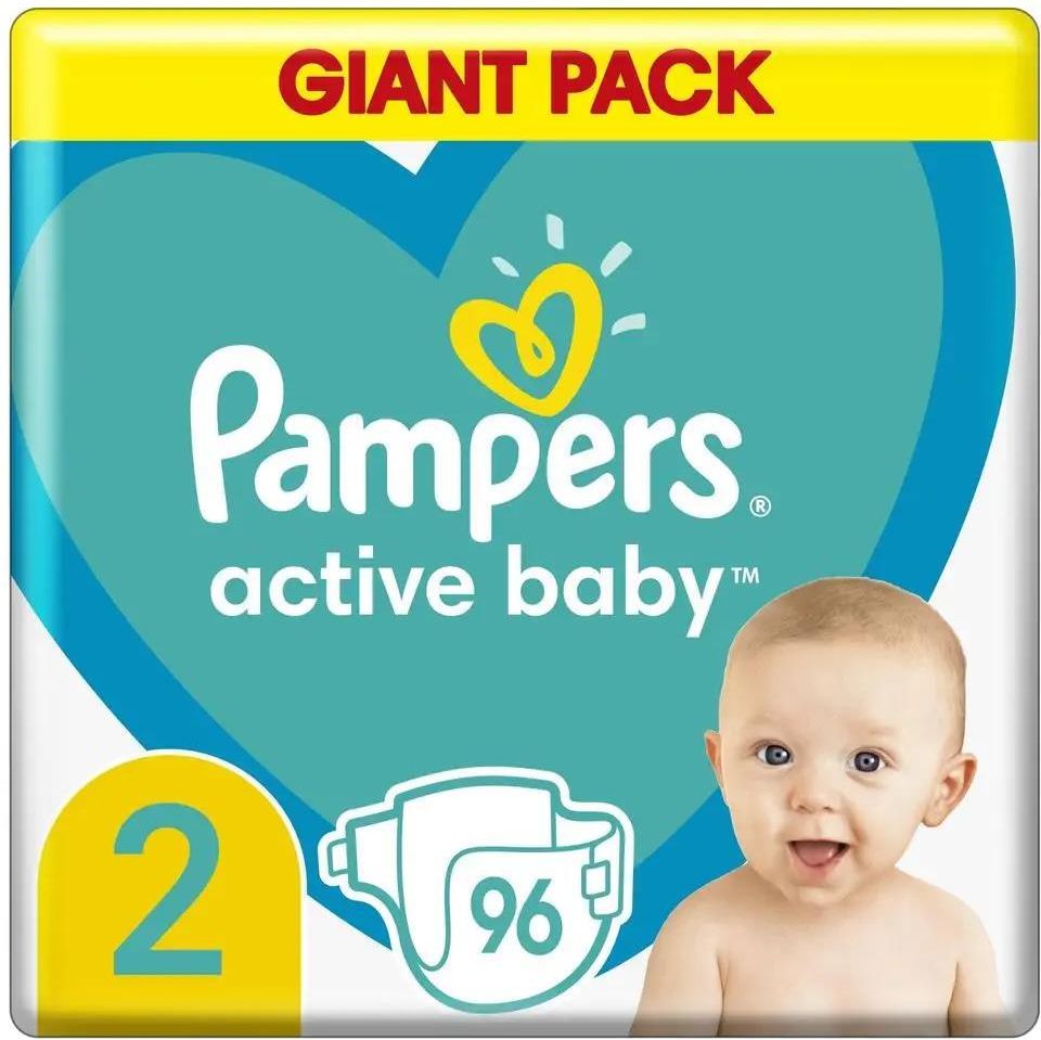 pampers 2 74 szt active baby 2