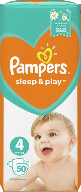 pampers sleep&play pieluchy jednorazowe rozmiar 4 maxi 50 szt