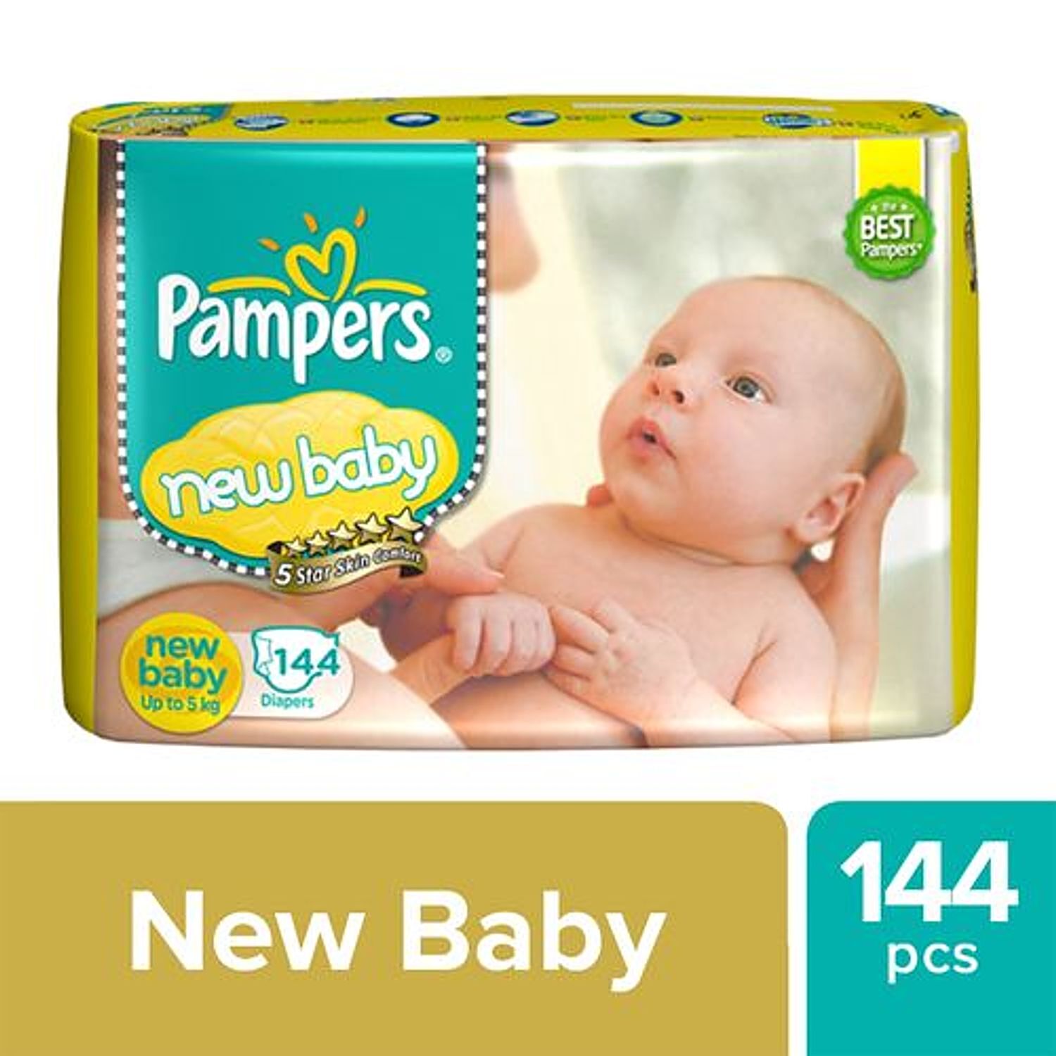 pampers new baby dry 144 cena