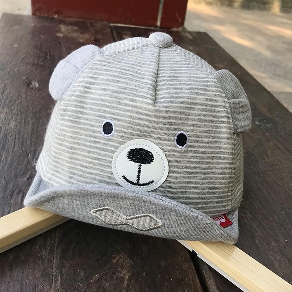 Childrens cotton spring hat grey