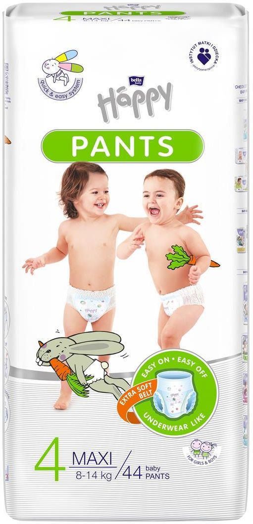 pieluchomajtki dla dzieci bella baby happy pants maxi