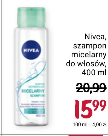 nivea szampon micelarny rossmann