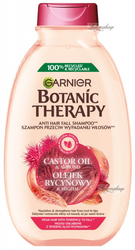 garnier maska do włosów olejek rycynowy