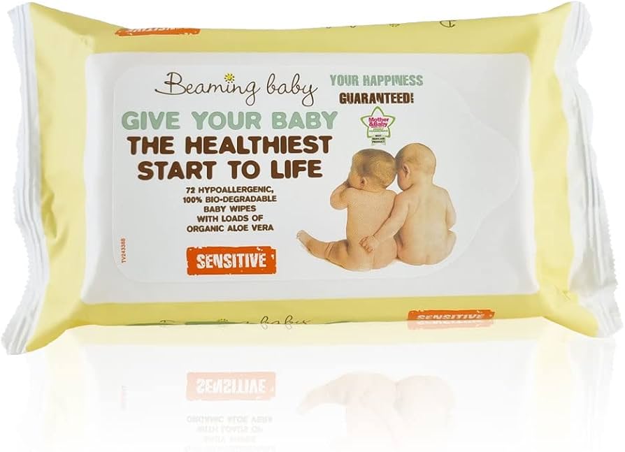 beaming baby organiczne chusteczki nawilżane bezzapachowe